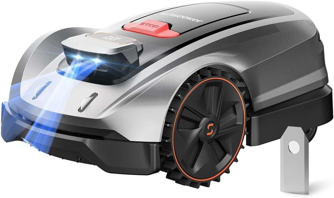 Sunseeker X3 Plus No-Wire Robot Lawn Mower with AI RTK Nav, App Contro