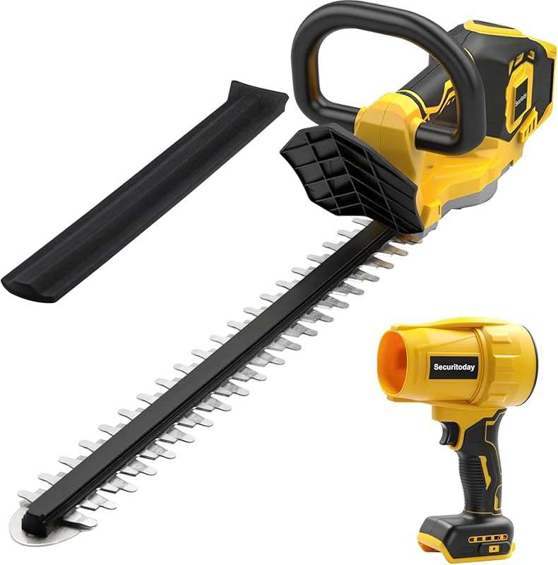 Cordless Hedge Trimmer & Leaf Blower Combo for Dewalt 20V Battery (Too