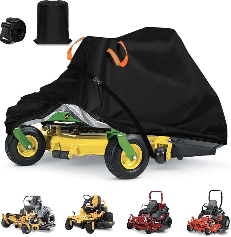 Waterproof Heavy Duty 600D Zero Turn Mower Cover - Fits up to 62