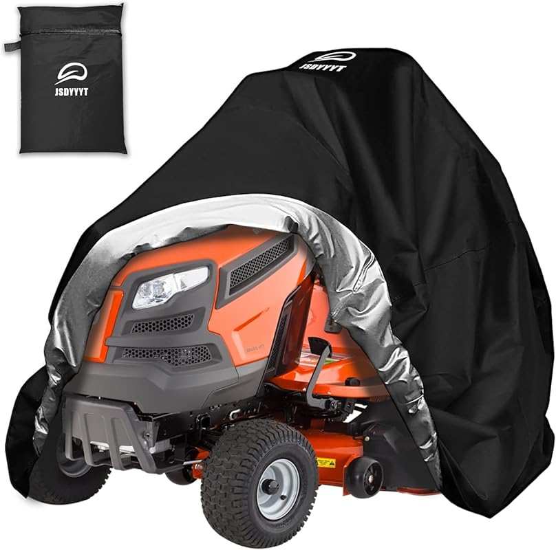 Durable Waterproof Heavy Duty Riding Lawn Mower Cover for 42-54 Inch D