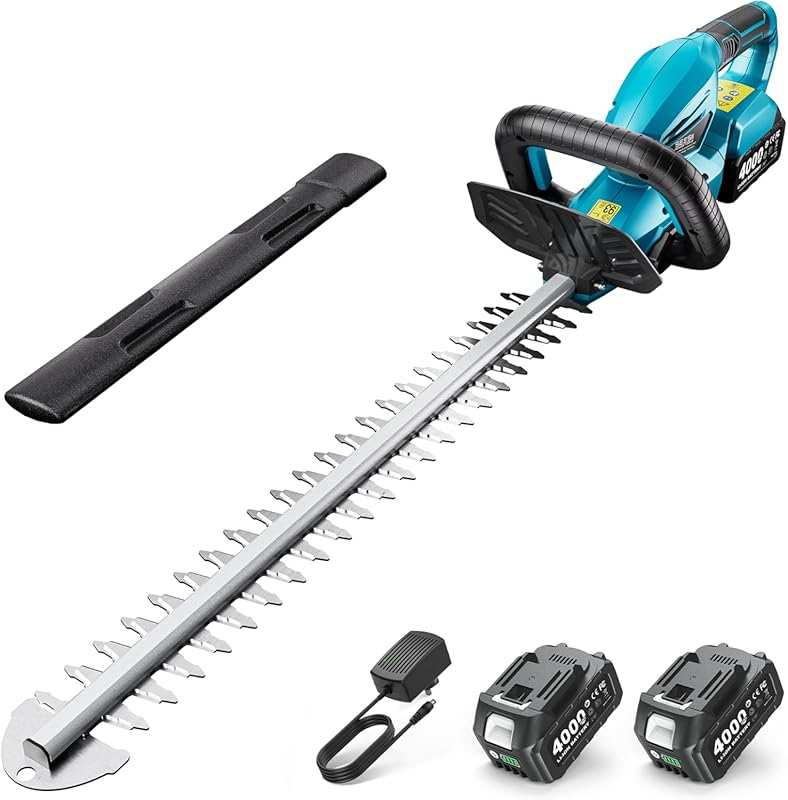 SEESII 20V Cordless Electric Hedge Trimmer, 20