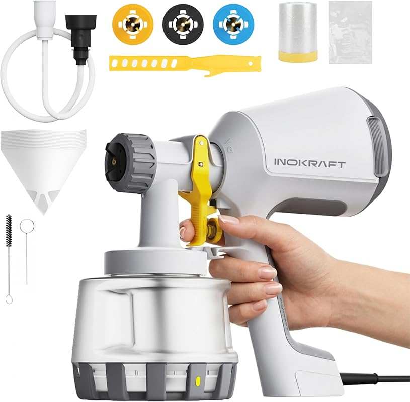 InoKraft HVLP Paint Sprayer: Bob Vila Award Winner for House & Furnitu