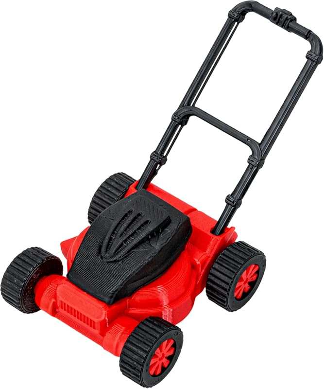 1:18 Scale Realistic Miniature Dollhouse Lawnmower Model for Home & Fe