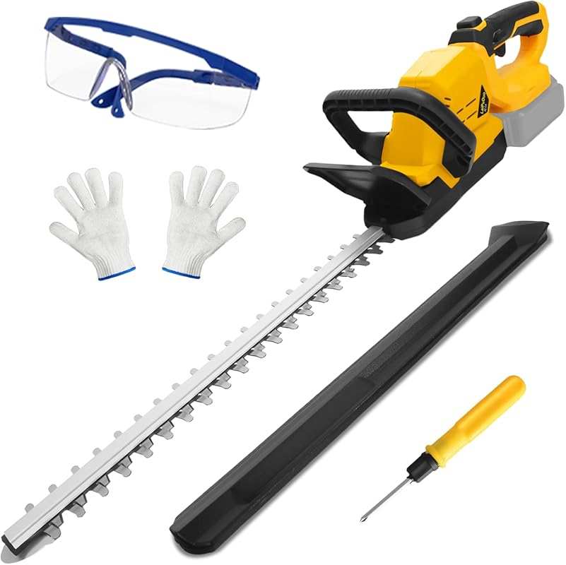 Cordless Hedge Trimmer for DeWalt 20V MAX Battery, 20-Inch, Rotatable 