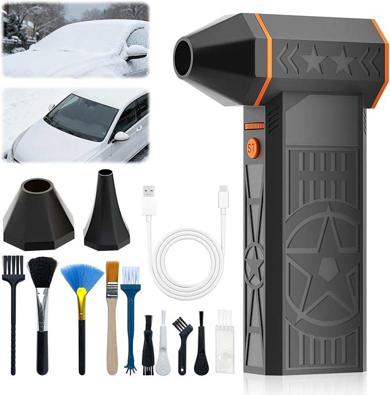 Suptruck Frostblazer Thermal Snow Blower: Portable Car Windshield Defr
