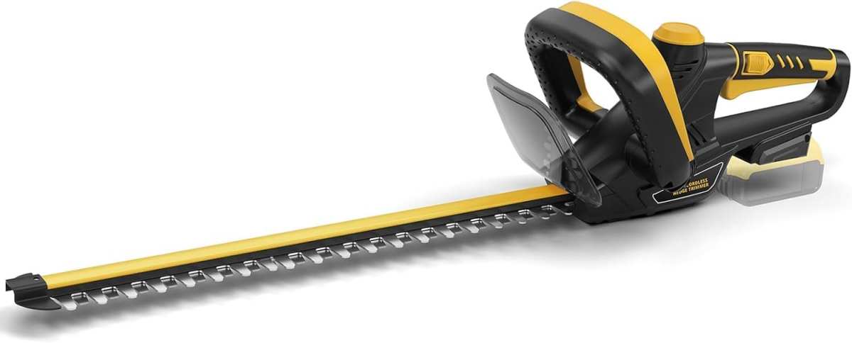Cordless Hedge Trimmer for Dewalt 20V: 22'' Dual-Action Blade, Rotatin