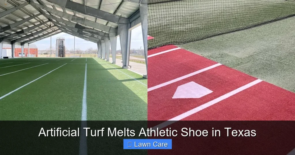 Artificial Turf Melts Athletic Shoe in Texas