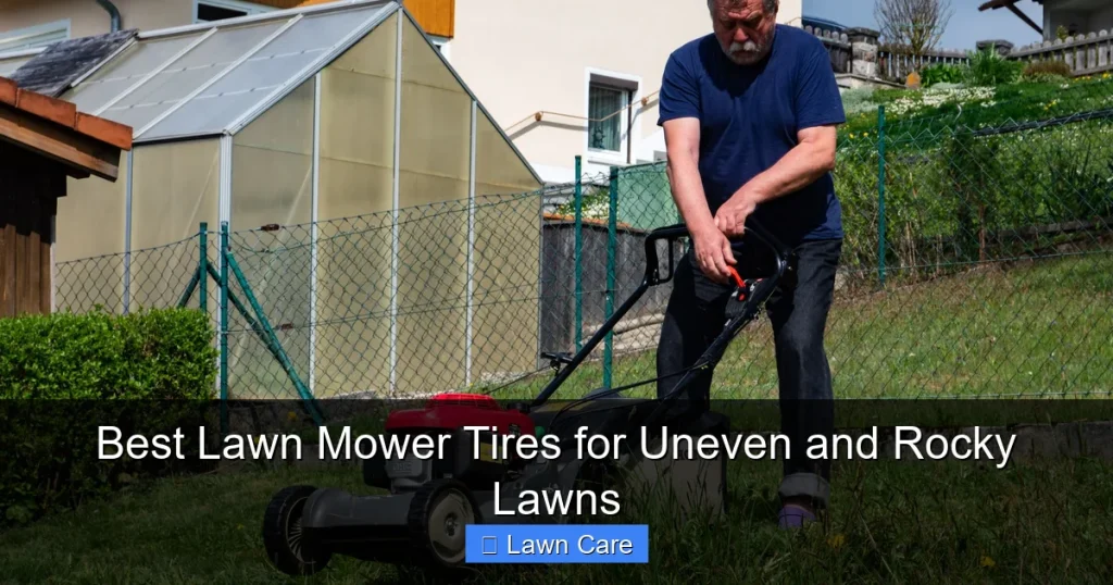 Best Lawn Mower Tires for Uneven and Rocky Lawns