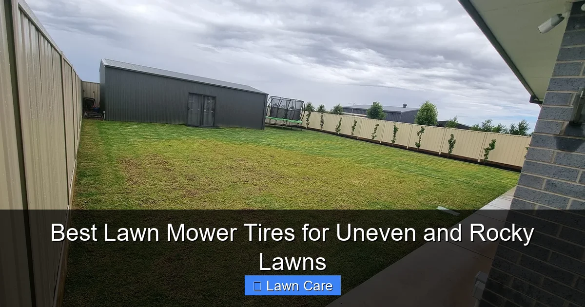 Best Lawn Mower Tires for Uneven and Rocky Lawns