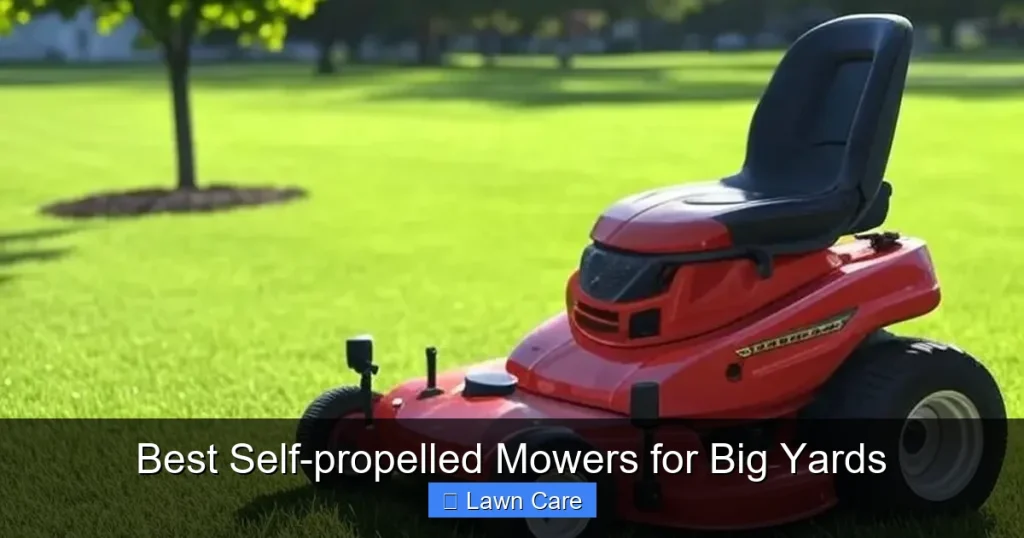 Best Self-propelled Mowers for Big Yards