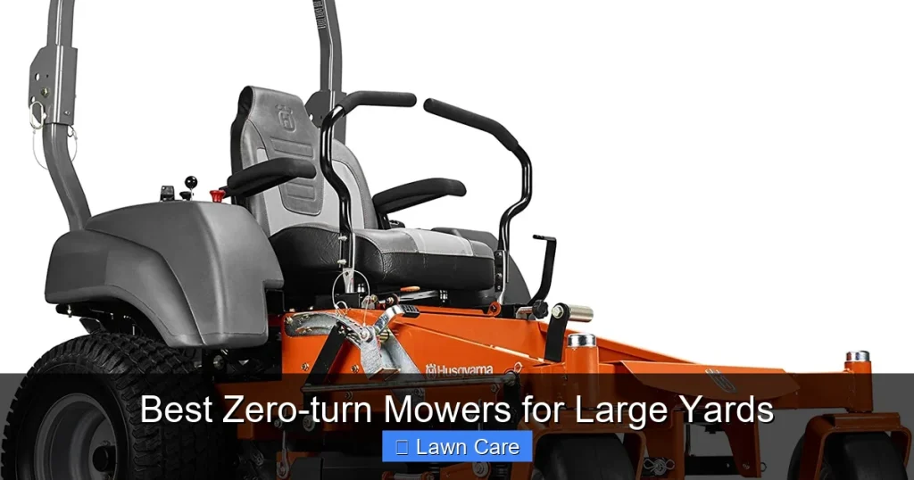 Best Zero-turn Mowers for Large Yards