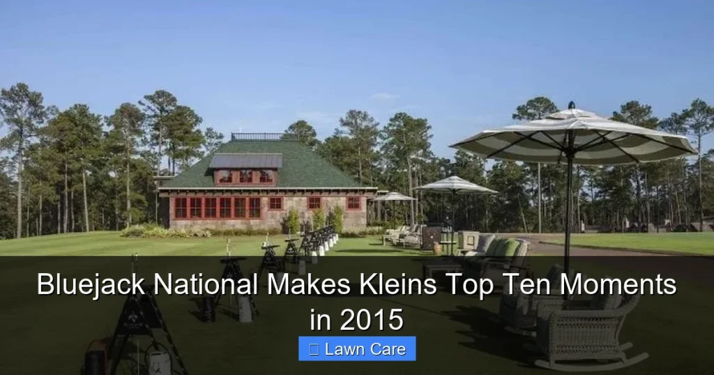 Bluejack National Makes Kleins Top Ten Moments in 2015