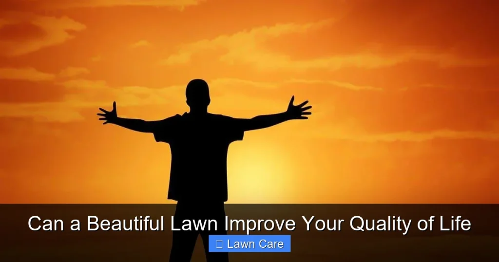 Can a Beautiful Lawn Improve Your Quality of Life