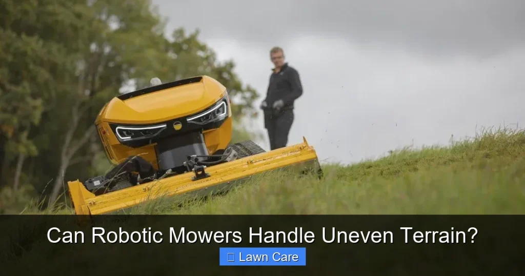 Can Robotic Mowers Handle Uneven Terrain?