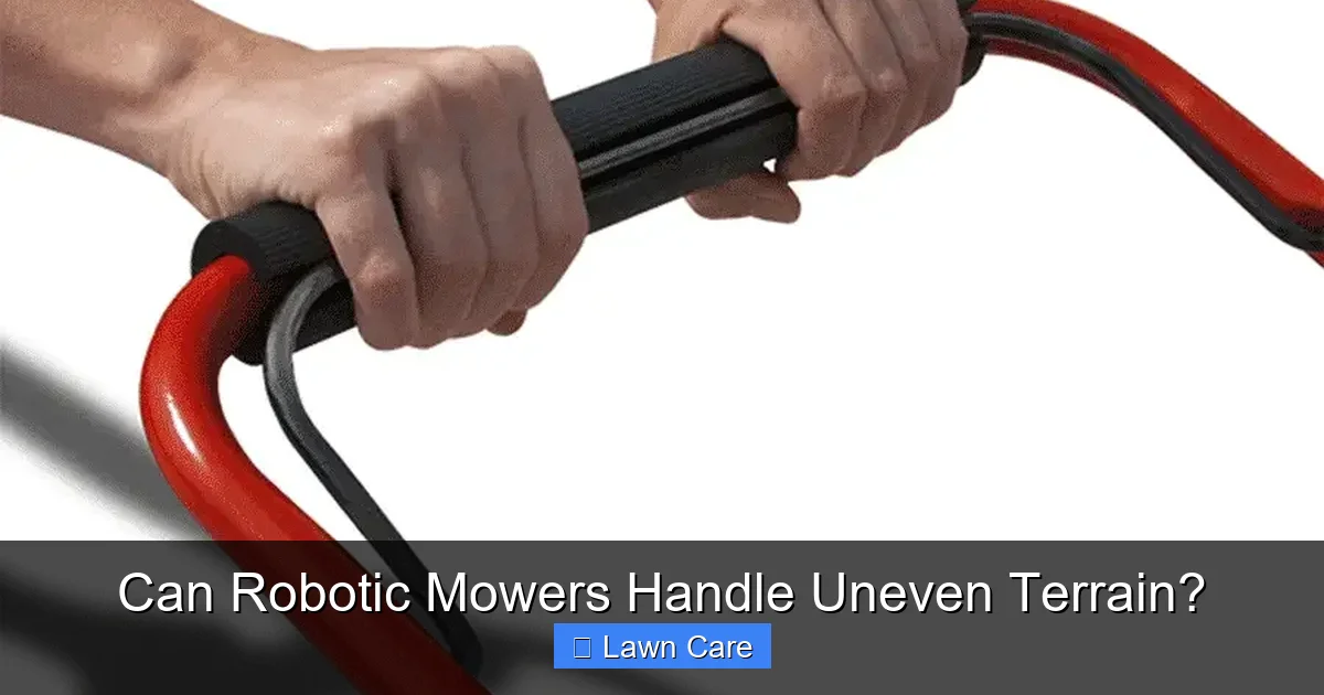 Can Robotic Mowers Handle Uneven Terrain?