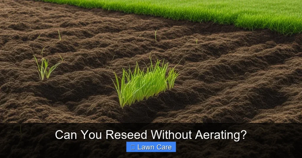 Can You Reseed Without Aerating?