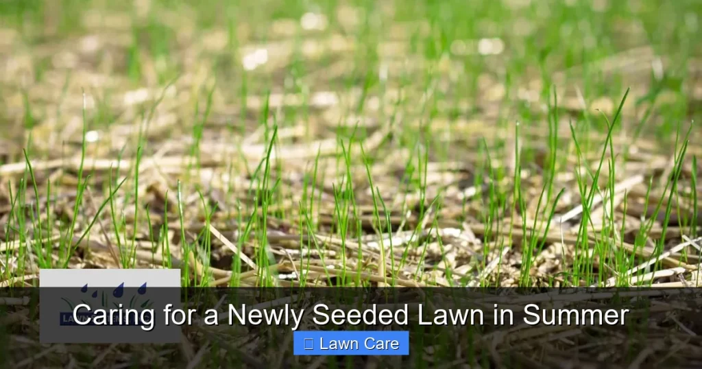 Caring for a Newly Seeded Lawn in Summer