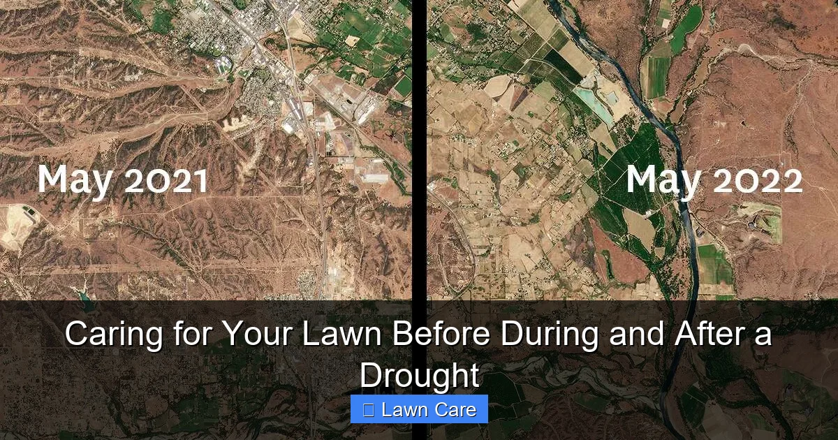 Caring for Your Lawn Before During and After a Drought