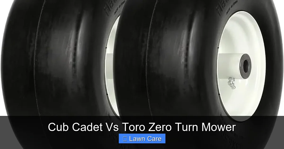 Cub Cadet Vs Toro Zero Turn Mower