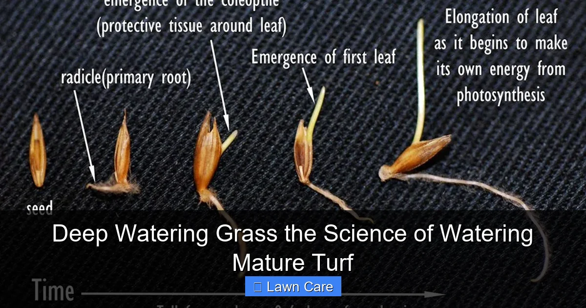 Deep Watering Grass the Science of Watering Mature Turf