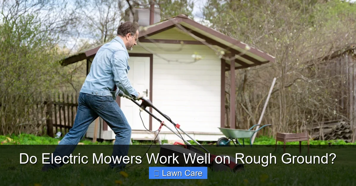 Do Electric Mowers Work Well on Rough Ground?