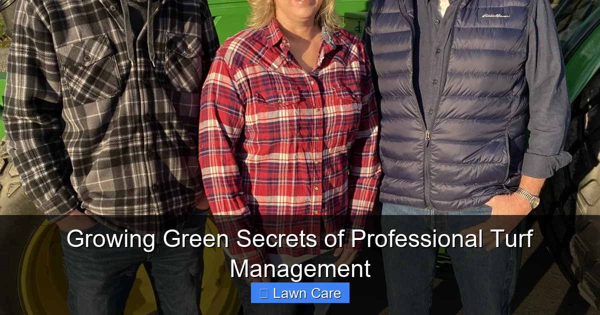 Growing Green Secrets of Professional Turf Management
