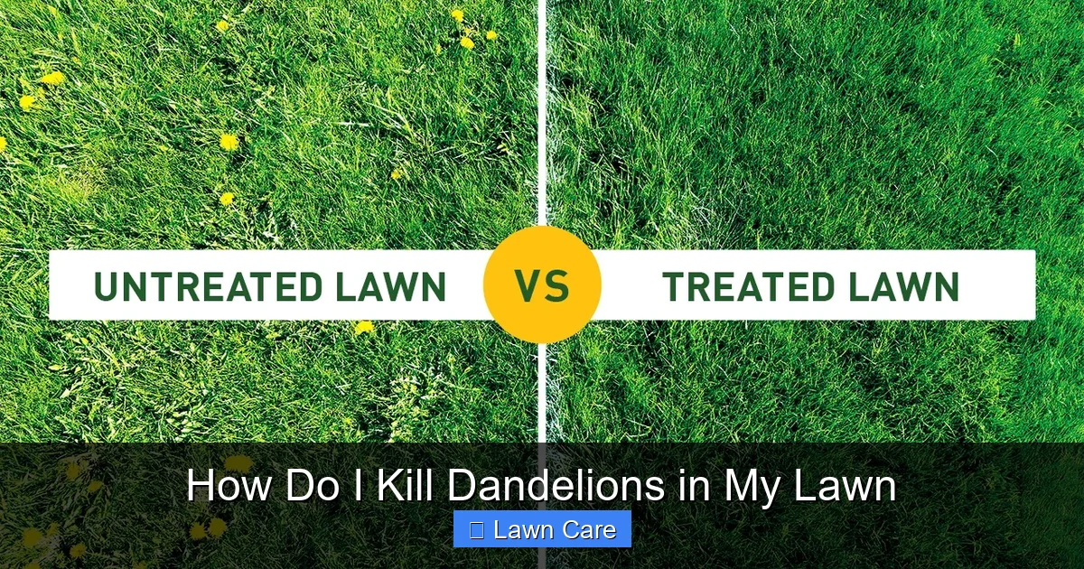 How Do I Kill Dandelions in My Lawn