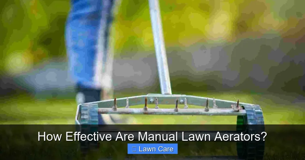 How Effective Are Manual Lawn Aerators?