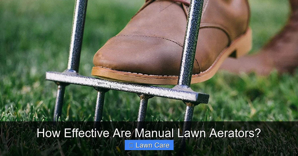 How Effective Are Manual Lawn Aerators?