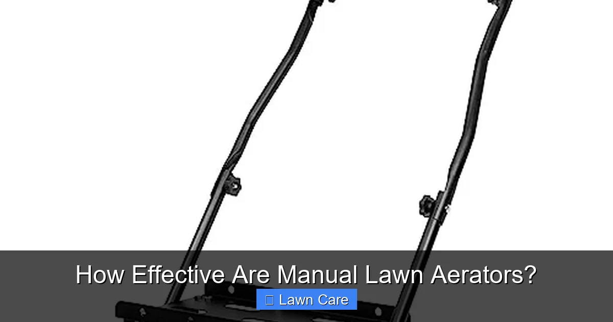 How Effective Are Manual Lawn Aerators?