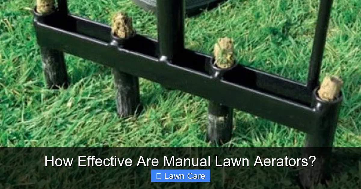 How Effective Are Manual Lawn Aerators?