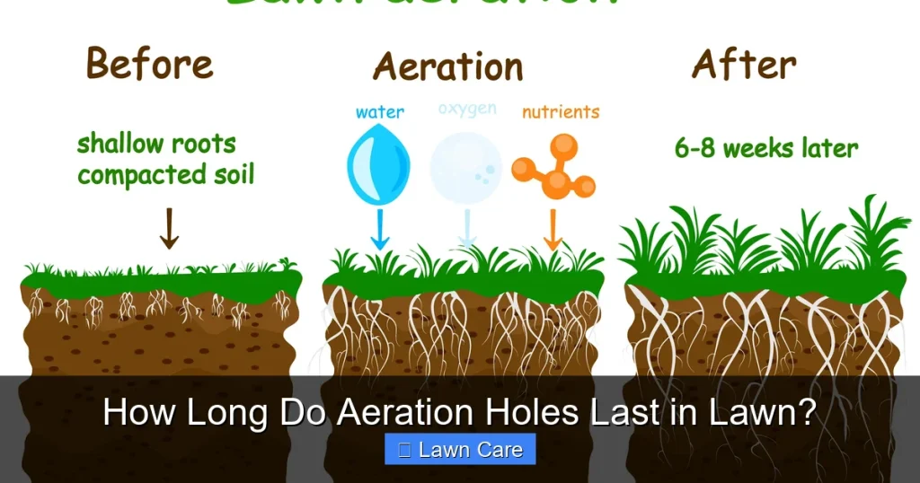 How Long Do Aeration Holes Last in Lawn?