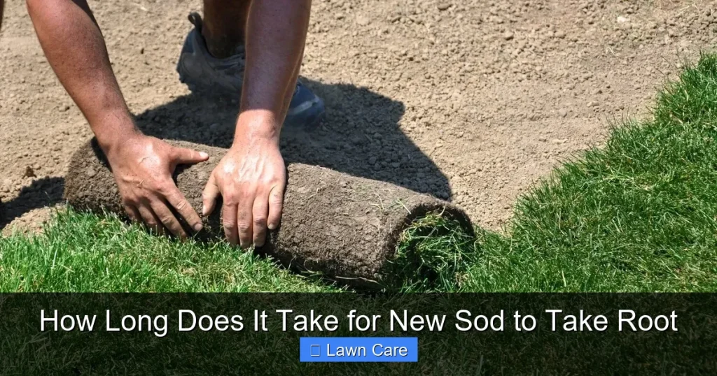 How Long Does It Take for New Sod to Take Root