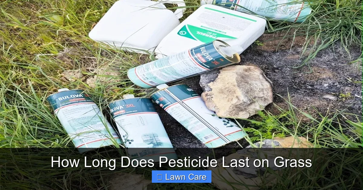 How Long Does Pesticide Last on Grass