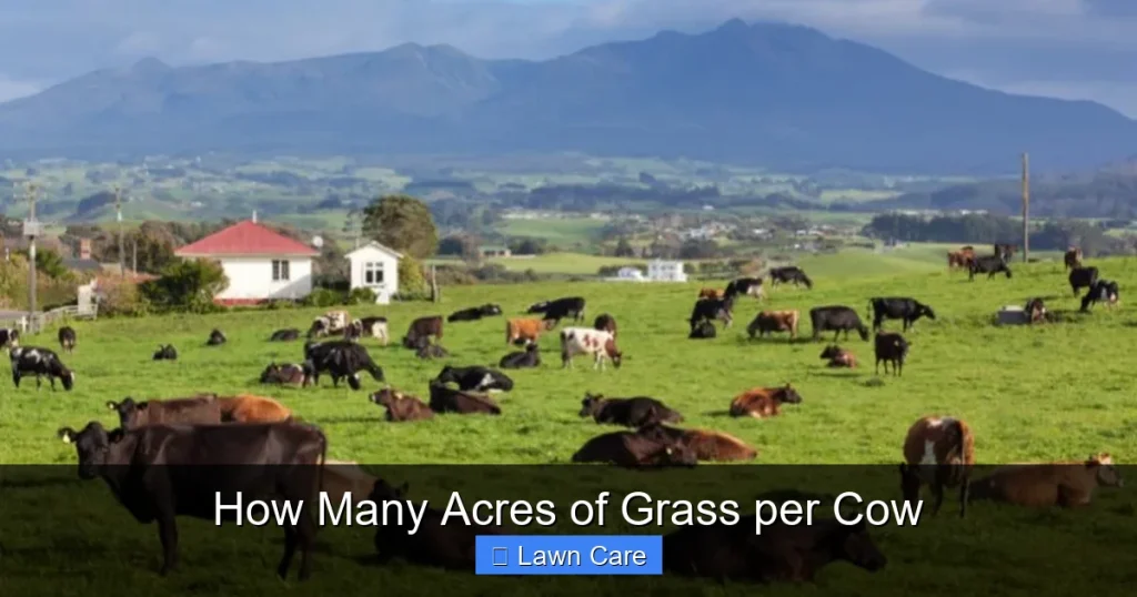 How Many Acres of Grass per Cow