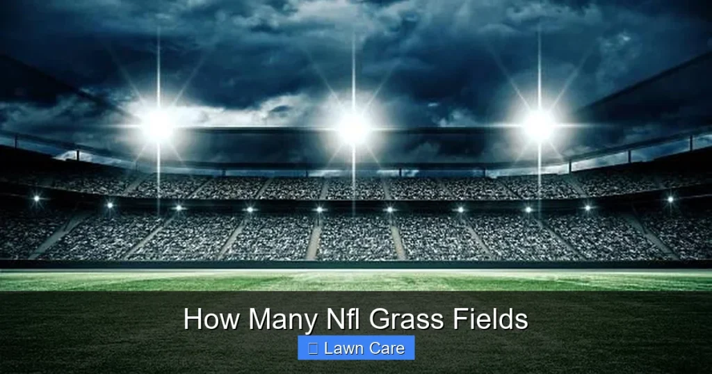 How Many Nfl Grass Fields