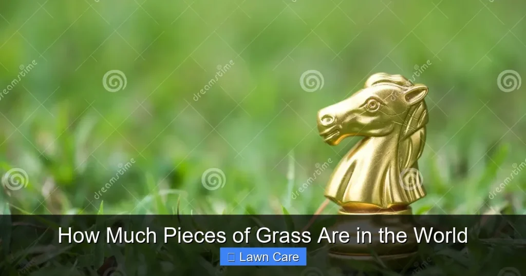How Much Pieces of Grass Are in the World