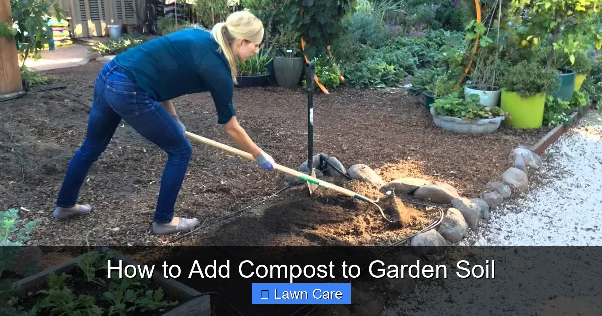 How to Add Compost to Garden Soil