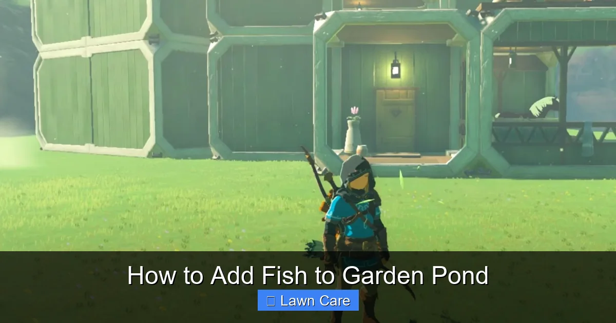 How to Add Fish to Garden Pond