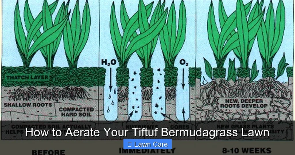 How to Aerate Your Tiftuf Bermudagrass Lawn