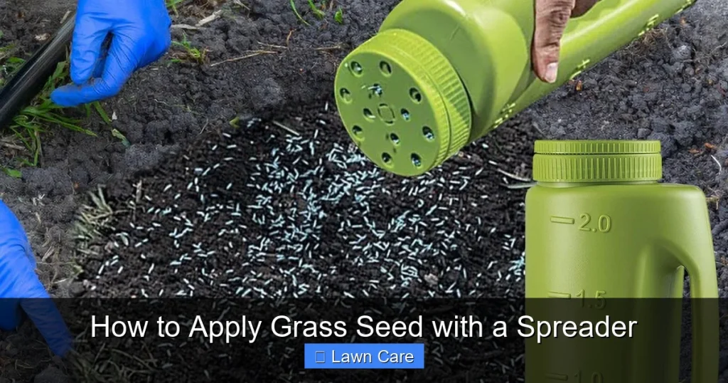 How to Apply Grass Seed with a Spreader