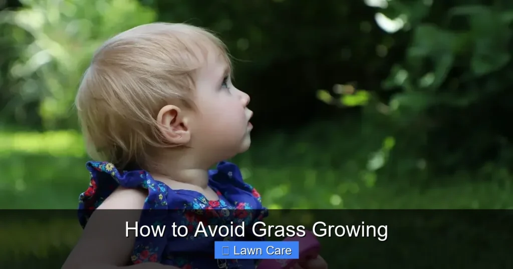 How to Avoid Grass Growing