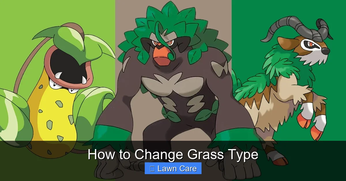 How to Change Grass Type