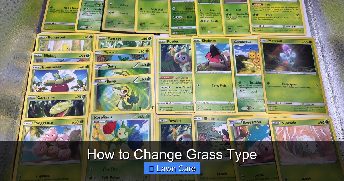 How to Change Grass Type