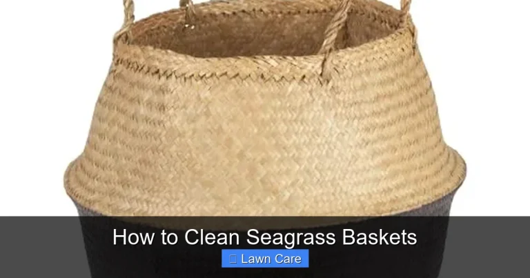 How to Clean Seagrass Baskets