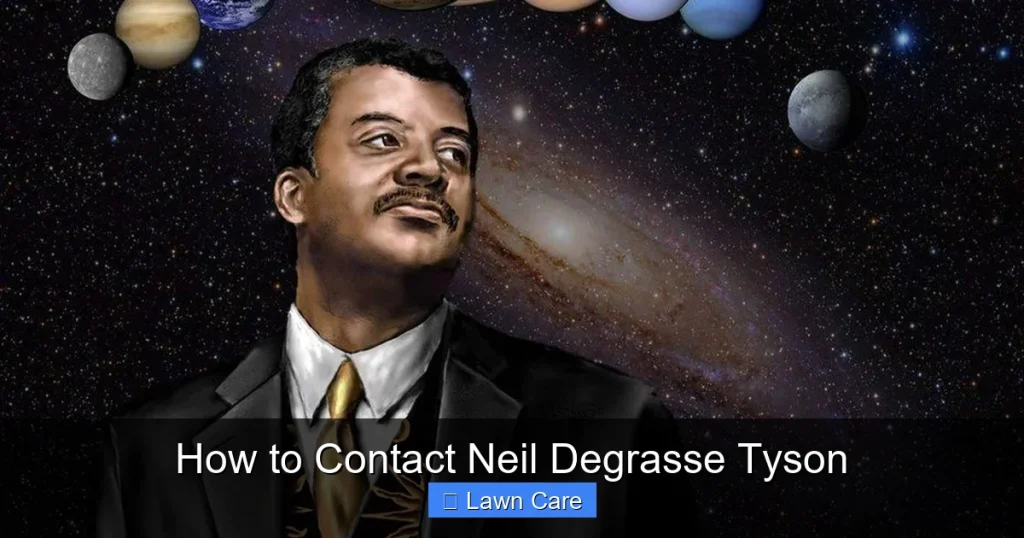 How to Contact Neil Degrasse Tyson