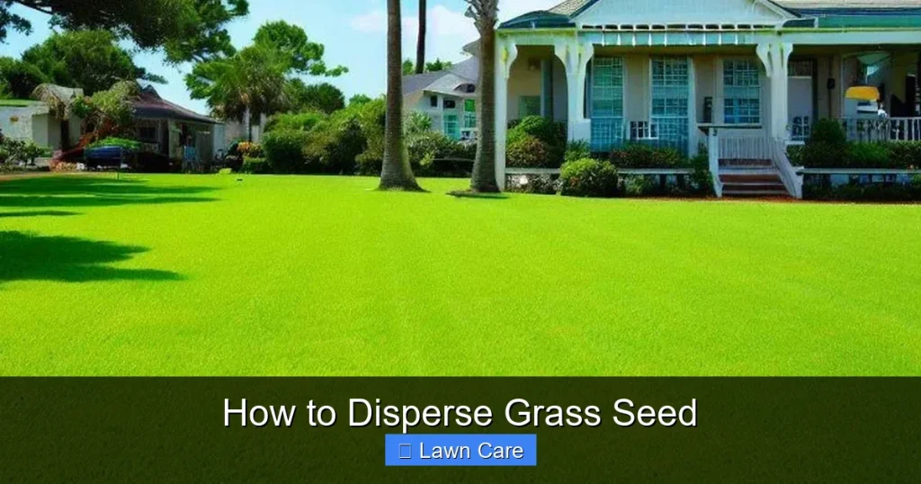 How to Disperse Grass Seed