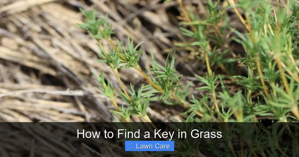 How to Find a Key in Grass