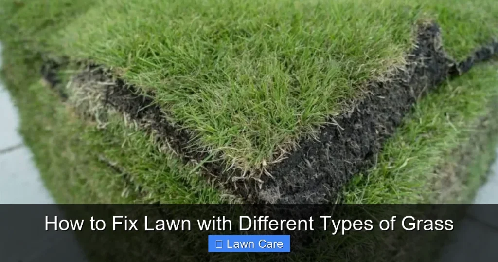 How to Fix Lawn with Different Types of Grass