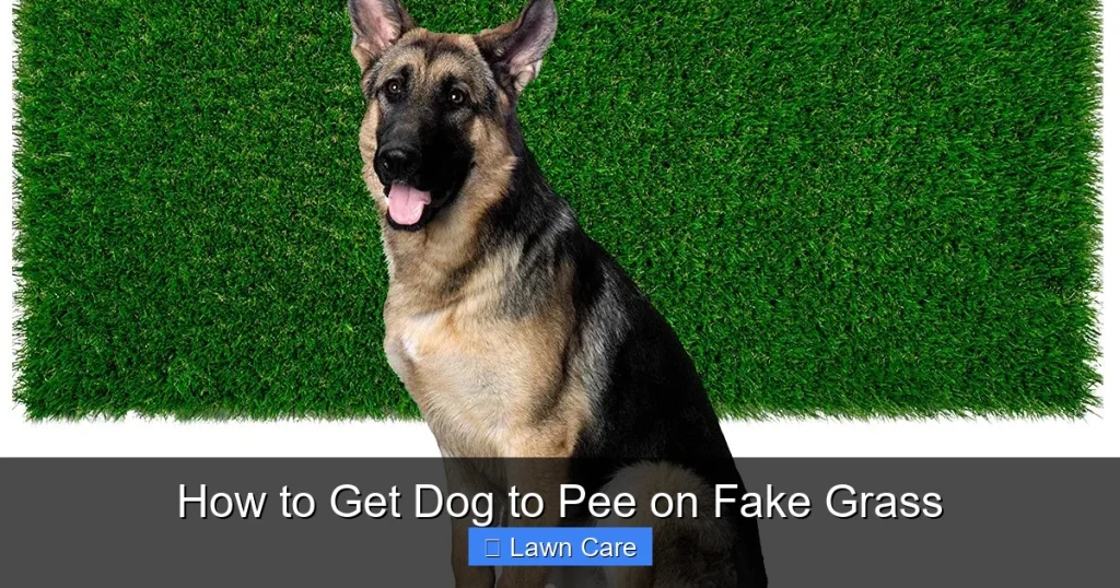 How to Get Dog to Pee on Fake Grass